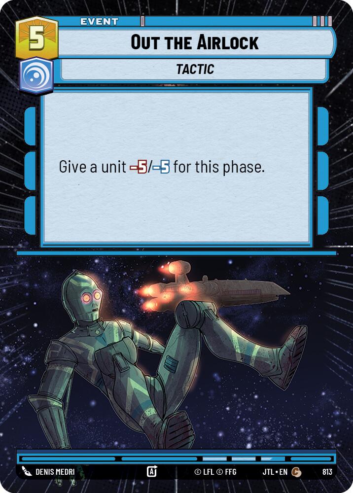 Out the Airlock (813) (Hyperspace Foil) (813) [Jump to Lightspeed]