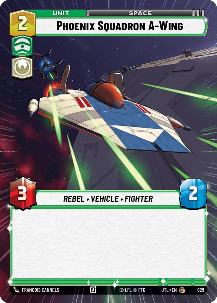 Phoenix Squadron A-Wing (829) (Hyperspace Foil) (829) [Jump to Lightspeed]