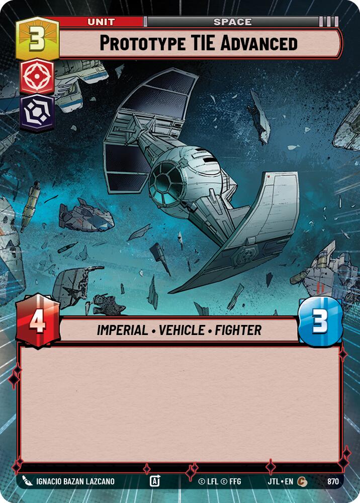 Prototype TIE Advanced (870) (Hyperspace Foil) (870) [Jump to Lightspeed]