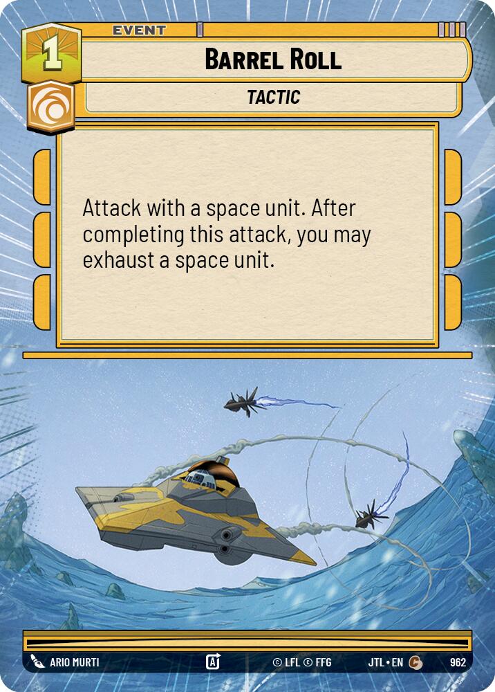 Barrel Roll (962) (Hyperspace Foil) (962) [Jump to Lightspeed]