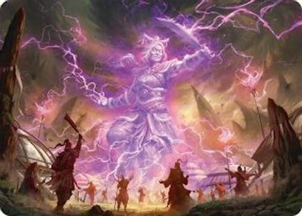 Smile at Death Art Card (4/54) (AATDM-004) [Art Series: Tarkir: Dragonstorm]