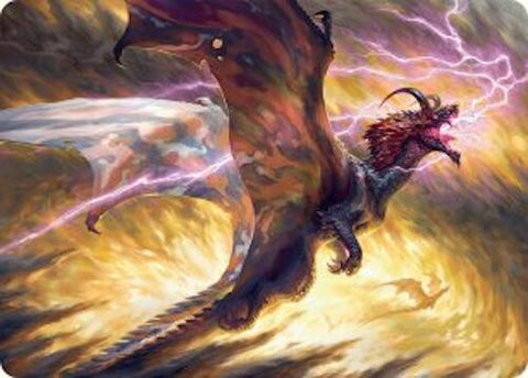 Stormscale Scion Art Card (17/54) [Tarkir: Dragonstorm Art Series]