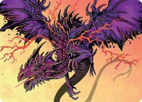 Stormshriek Feral Art Card (35/54) [Tarkir: Dragonstorm Art Series]