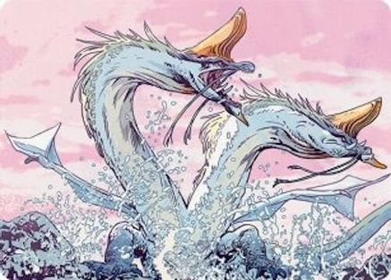 Twinmaw Stormbrood Art Card (39/54) (AATDM-039) [Art Series: Tarkir: Dragonstorm]