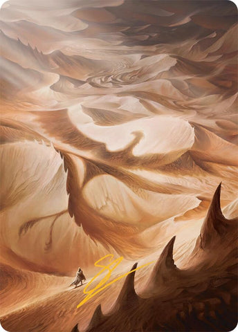 Plains Art Card (30/54) (Gold-Stamped Signature) [Tarkir: Dragonstorm Art Series]