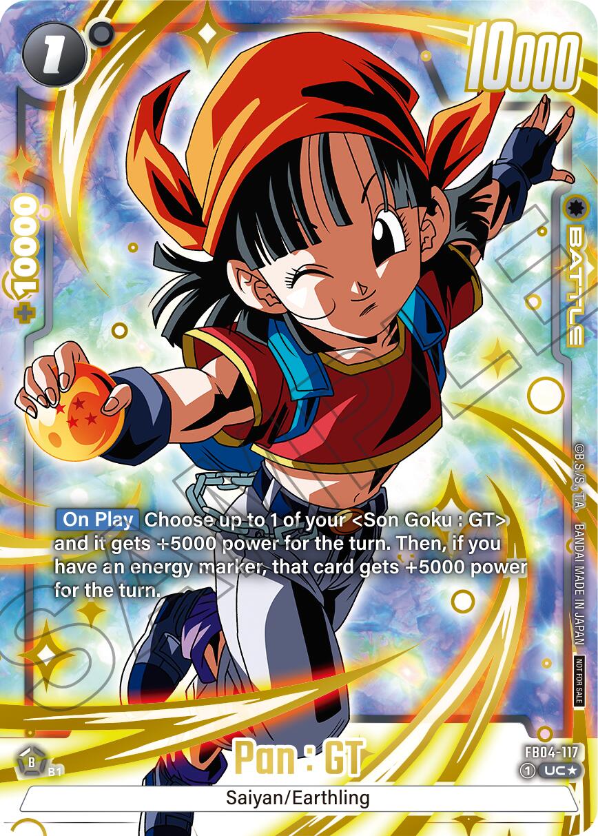 Pan : GT (Alternate Art - Limited Pack 01) [Fusion World Promotion Cards]