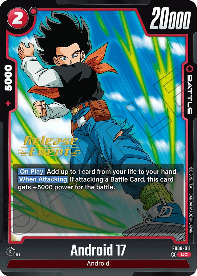 Android 17 (FB06-011) [Rivals Clash Release Event Cards]