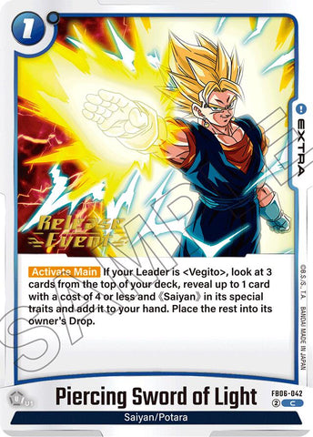 Piercing Sword of Light [Rivals Clash Release Event Cards]