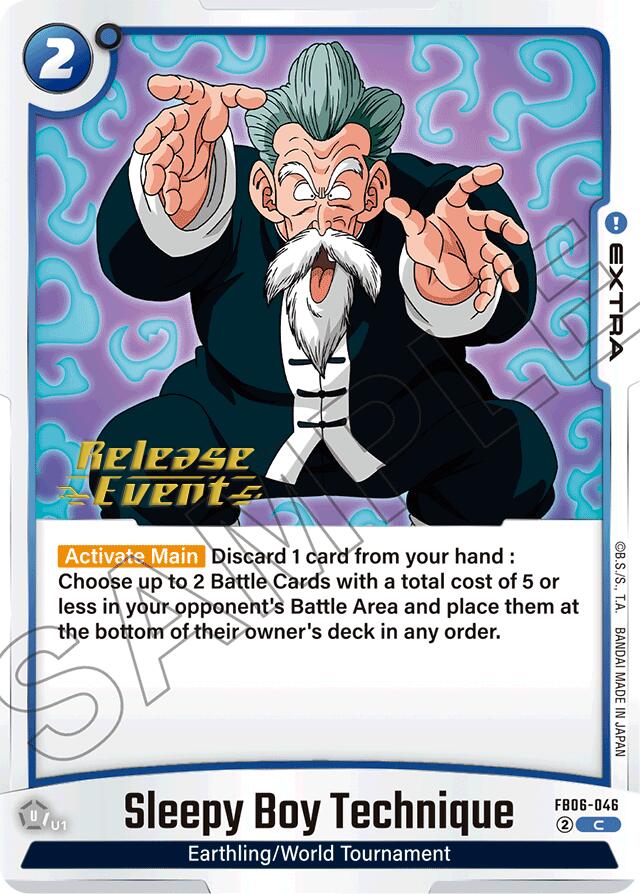 Sleepy Boy Technique [Rivals Clash Release Event Cards]