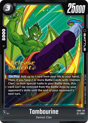 Tambourine (FB06-102) [Rivals Clash Release Event Cards]