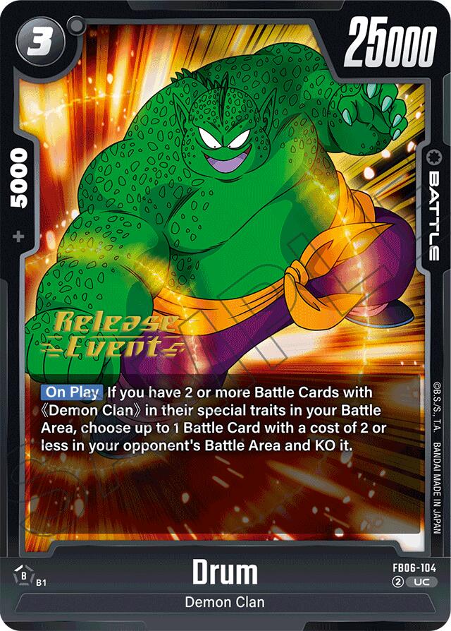 Drum (FB06-104) [Rivals Clash Release Event Cards]
