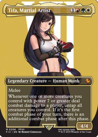 Tifa, Martial Artist (Borderless) (FIC-206) [Commander: FINAL FANTASY]