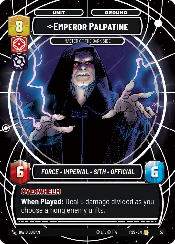Emperor Palpatine (57) - Master of the Dark Side (57) [Store Showdown Promos]