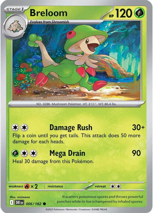 Breloom (006/182) [Scarlet & Violet: Destined Rivals]