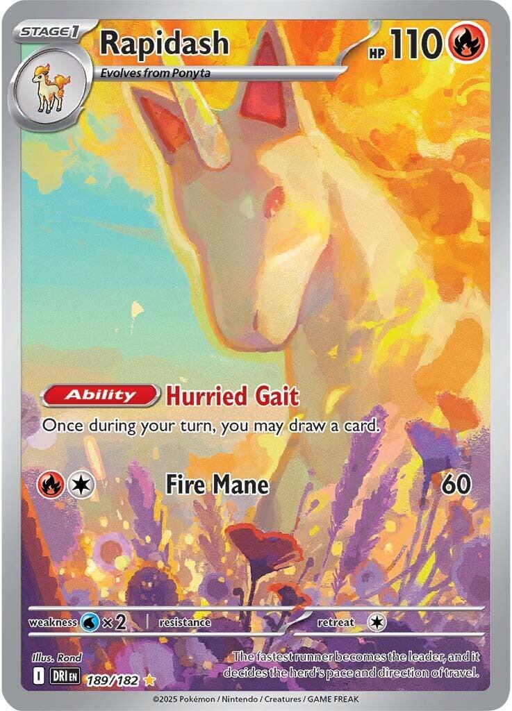 Rapidash (189/182) [Scarlet & Violet: Destined Rivals]