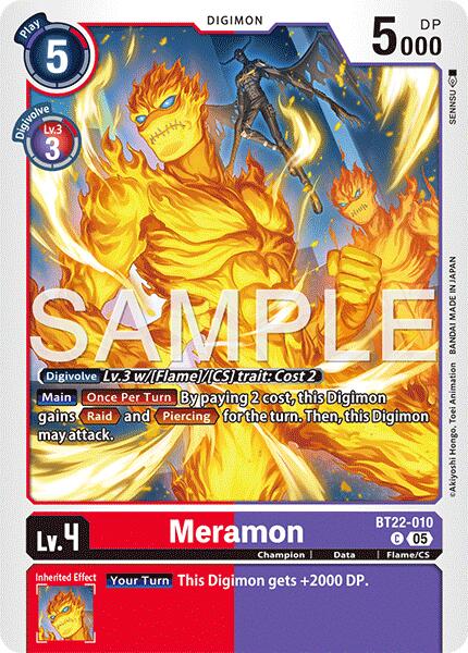 Meramon [BT22-010] [Cyber Eden]