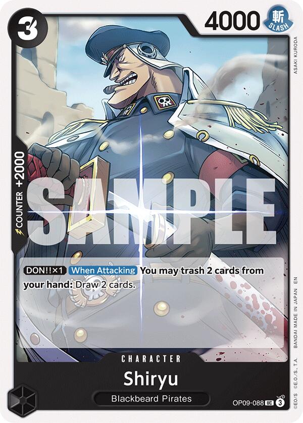 Shiryu (Reprint) [Starter Deck: Black Marshall.D.Teach]