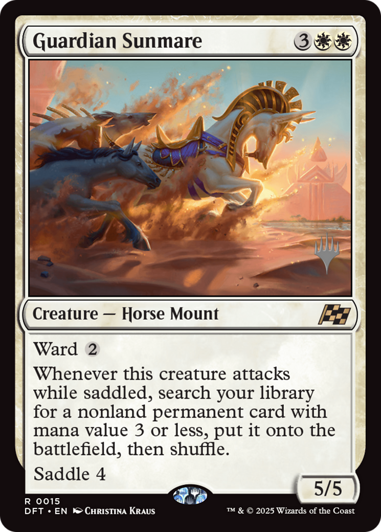 Guardian Sunmare (PPDFT-015) [Promo Pack: Aetherdrift] Foil