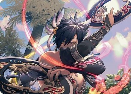 Dancer's Chakrams Art Card (AAFIN-024) [Art Series: FINAL FANTASY]