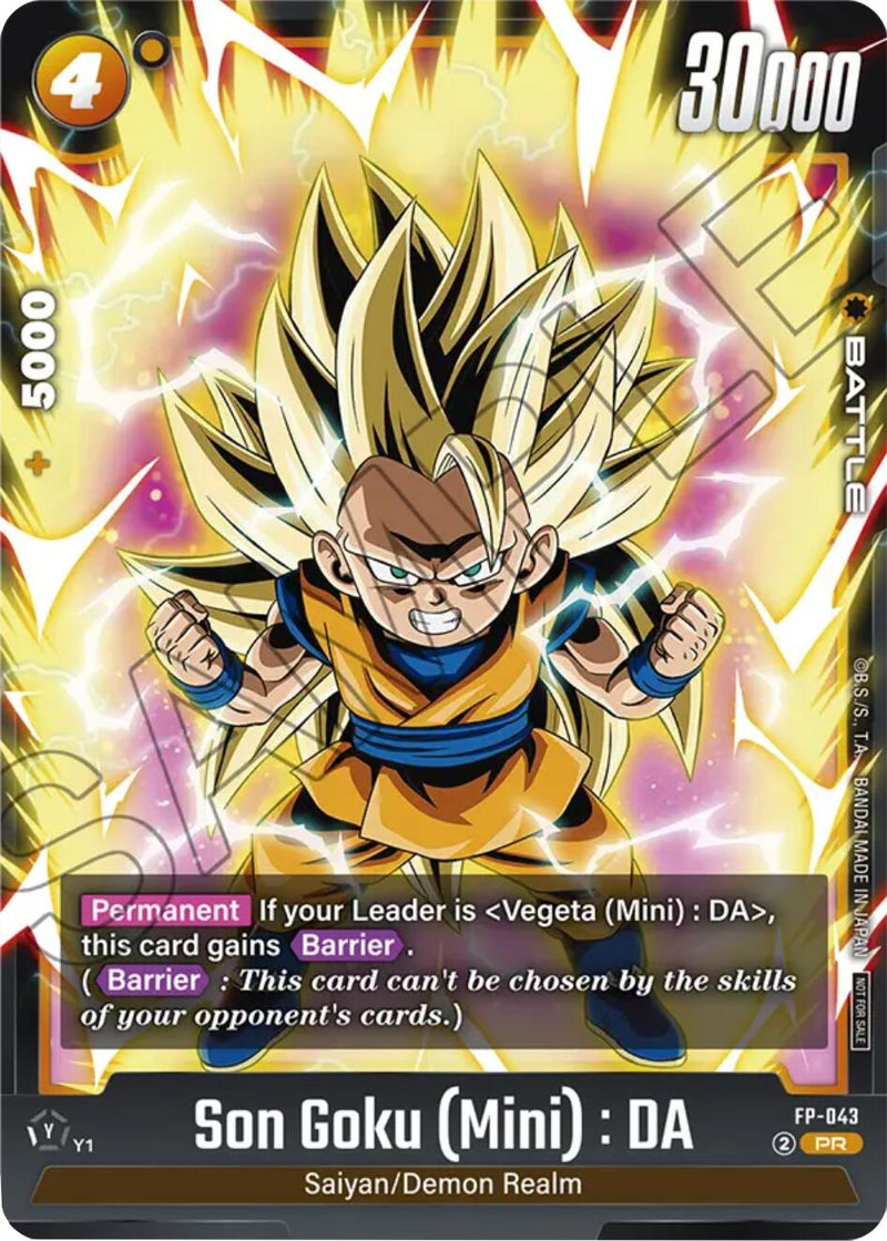 Son Goku (Mini) : DA - FP-043 [Fusion World Promotion Cards]