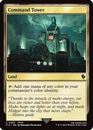Command Tower (FIC-485) (Surge Foil) [Commander: FINAL FANTASY] Foil
