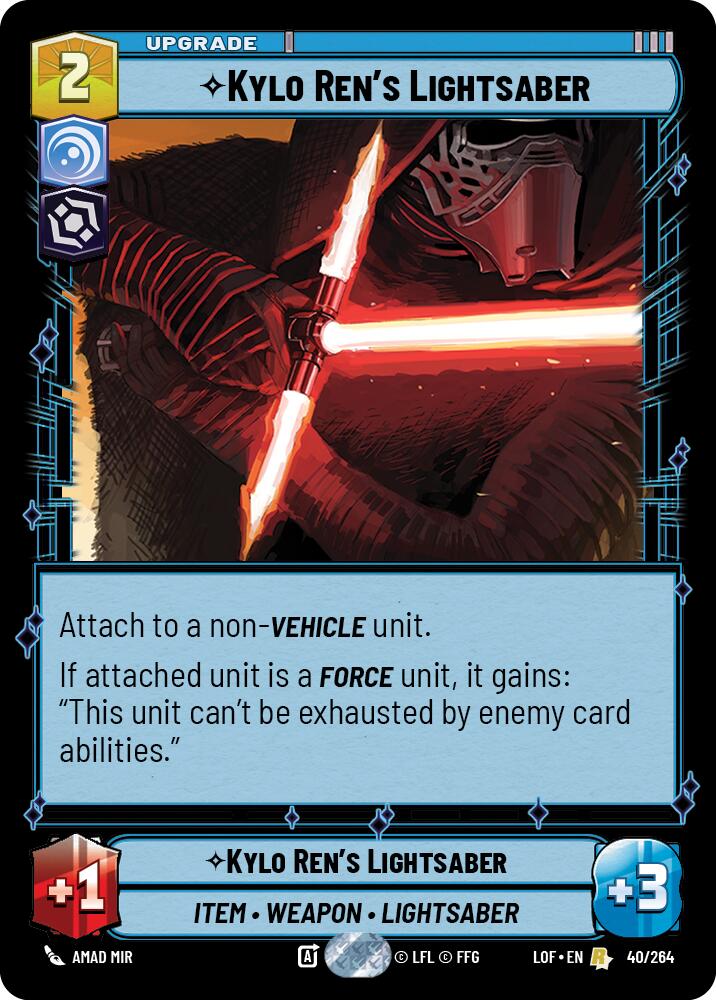 Kylo Ren's Lightsaber (40/264) (40/264) [Legends of the Force]