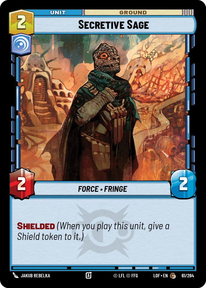 Secretive Sage (61/264) (61/264) [Legends of the Force]