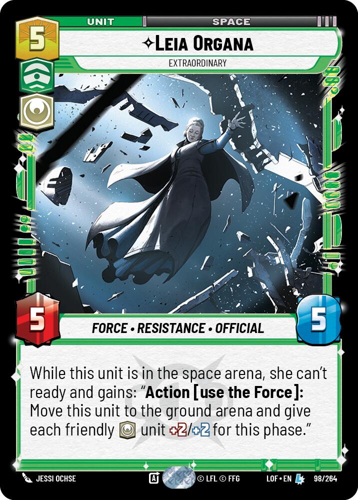 Leia Organa - Extraordinary (98/264) (98/264) [Legends of the Force]