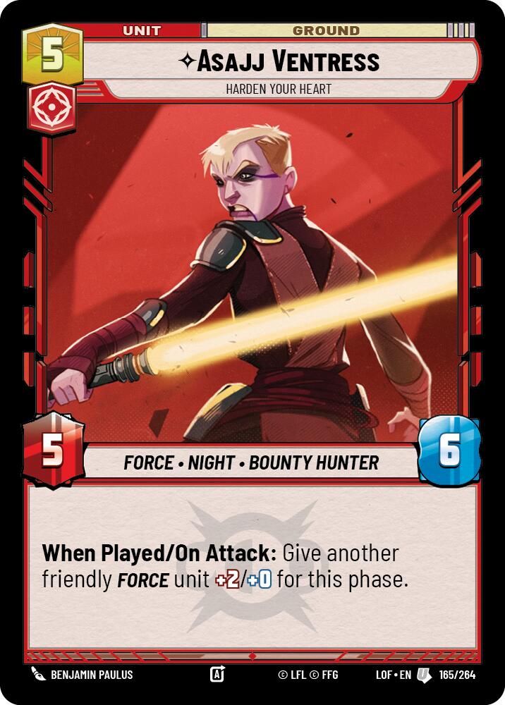 Asajj Ventress - Harden Your Heart (165/264) (165/264) [Legends of the Force]