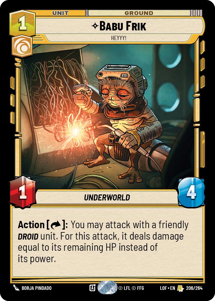 Babu Frik - Heyyy! (206/264) (206/264) [Legends of the Force]