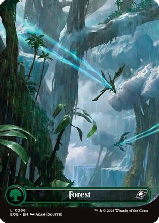 Forest (EOE-266) (Borderless) [Edge of Eternities] Foil