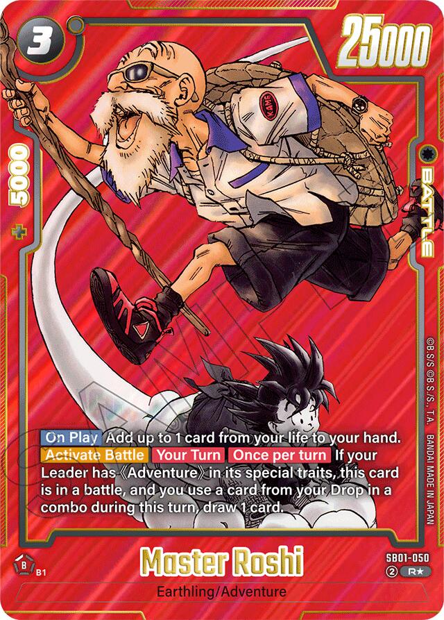 Master Roshi (Alternate Art) [Manga Booster 01]