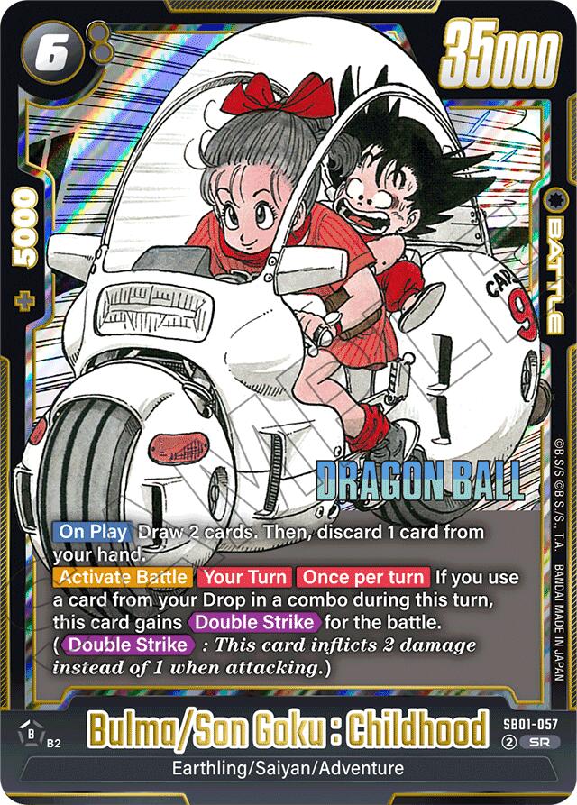 Bulma/Son Goku : Childhood [Manga Booster 01]