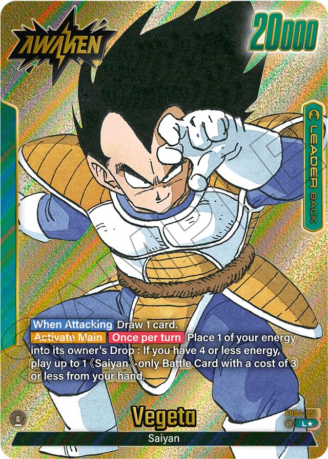 Vegeta (FB04-051) (Gold) [Manga Booster 01]