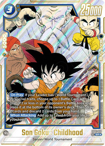 Son Goku : Childhood (SB01-018) (Alternate Art) [Manga Booster 01]