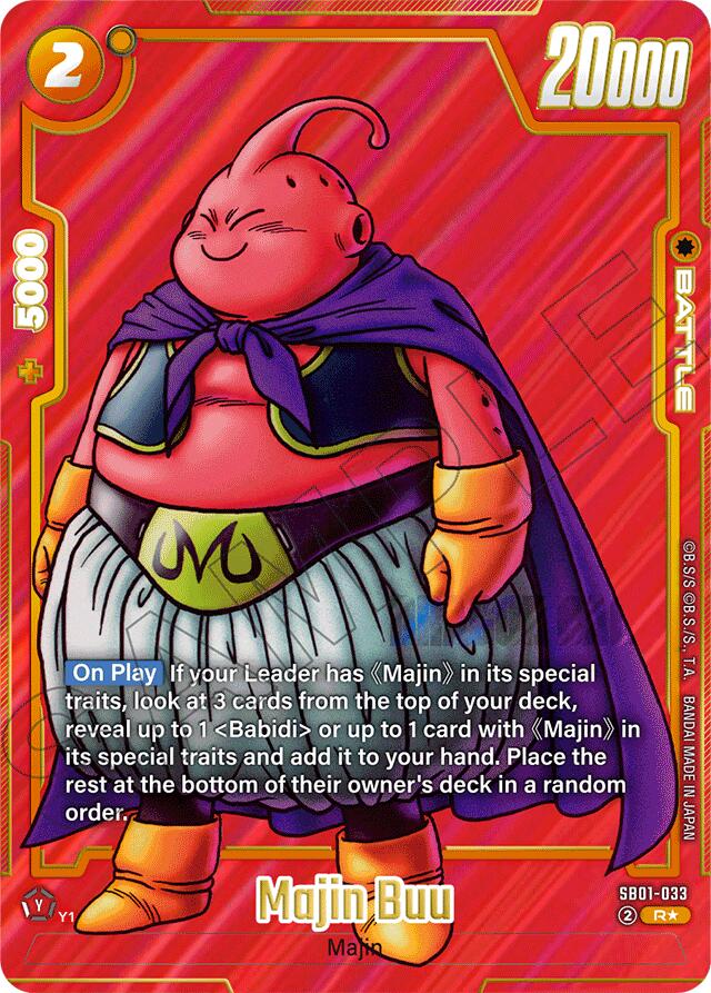 Majin Buu (Alternate Art) [Manga Booster 01]