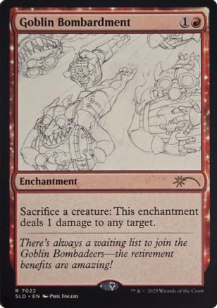 Goblin Bombardment (SLD-7022) [Secret Lair Drop Series]