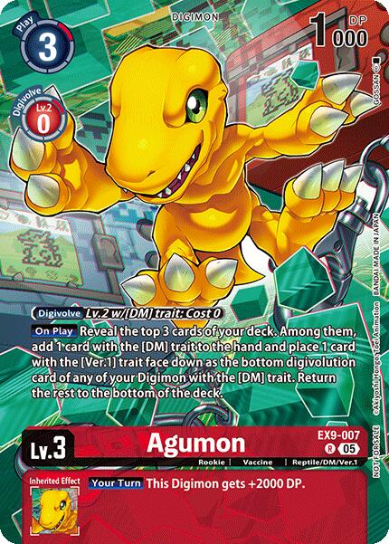 Agumon [EX9-007] (Digital Monster Day Commemoration Event Participant) [Promotional Cards]