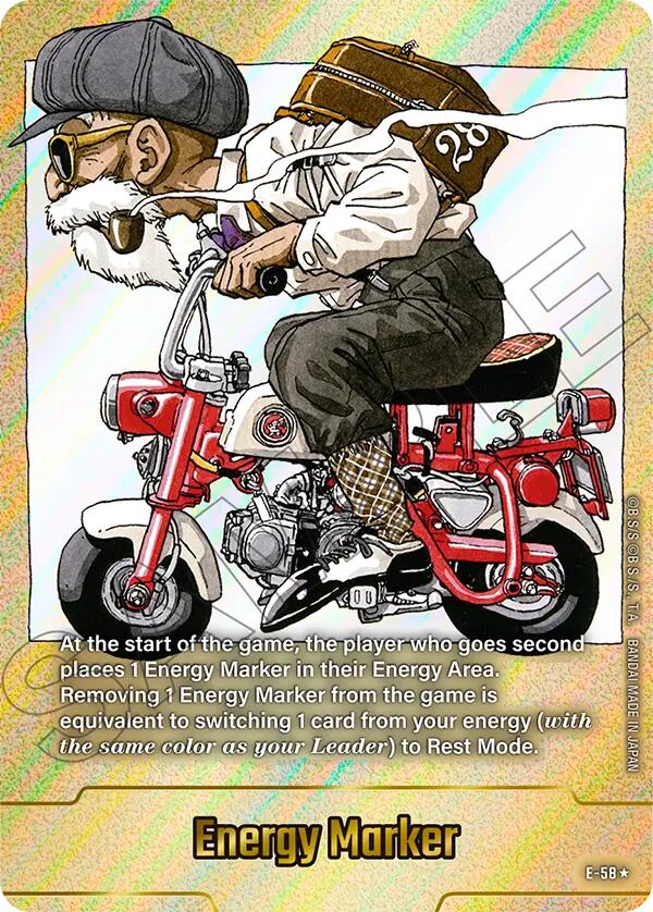 Energy Marker (E-58) (Gold) [Fusion World Energy Markers]