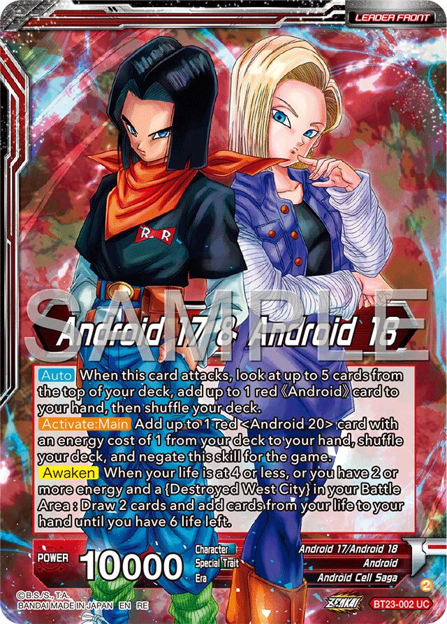 Android 17 & Android 18 // Android 17 & Android 18, Future Evil (BT23-002) [Premium Anniversary Box 2025]