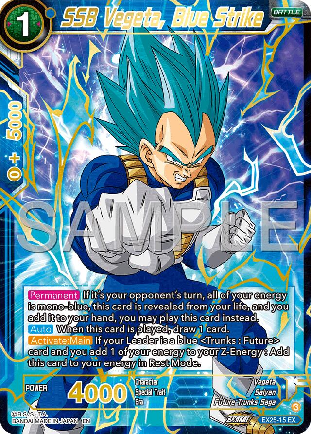SSB Vegeta, Blue Strike (EX25-15) [Premium Anniversary Box 2025]