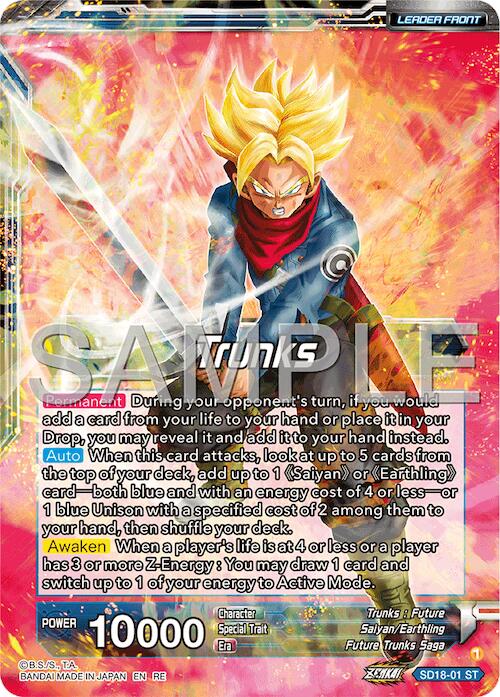 Trunks // SS2 Trunks, Envoy of Justice Returns (Reprint) (SD18-01) [Premium Anniversary Box 2025]