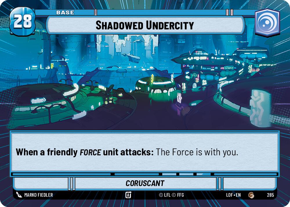 Shadowed Undercity // Shield (285 // t02) (Hyperspace) (285 // T02) [Legends of the Force]