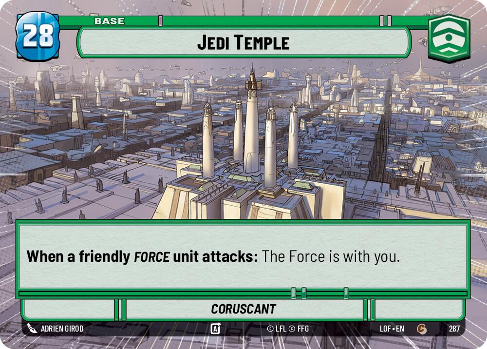 Jedi Temple // Shield (287 // t02) (Hyperspace) (287 // T02) [Legends of the Force]
