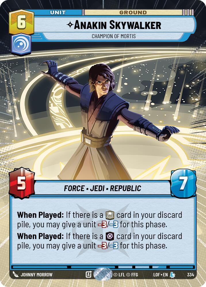 Anakin Skywalker - Champion of Mortis (334) (Hyperspace) (334) [Legends of the Force]