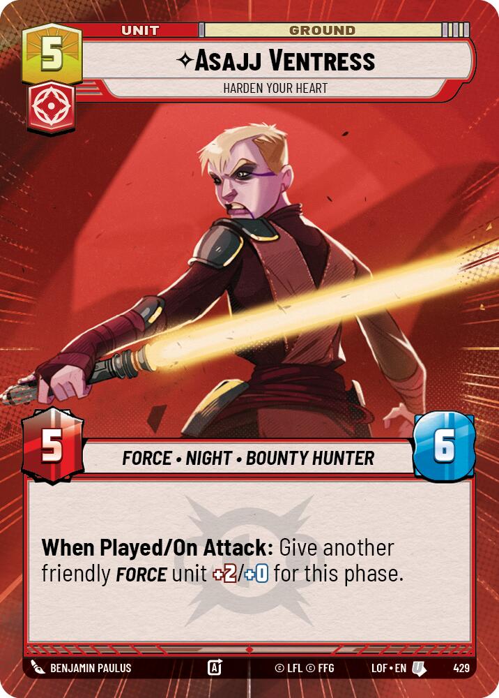 Asajj Ventress - Harden Your Heart (429) (Hyperspace) (429) [Legends of the Force]