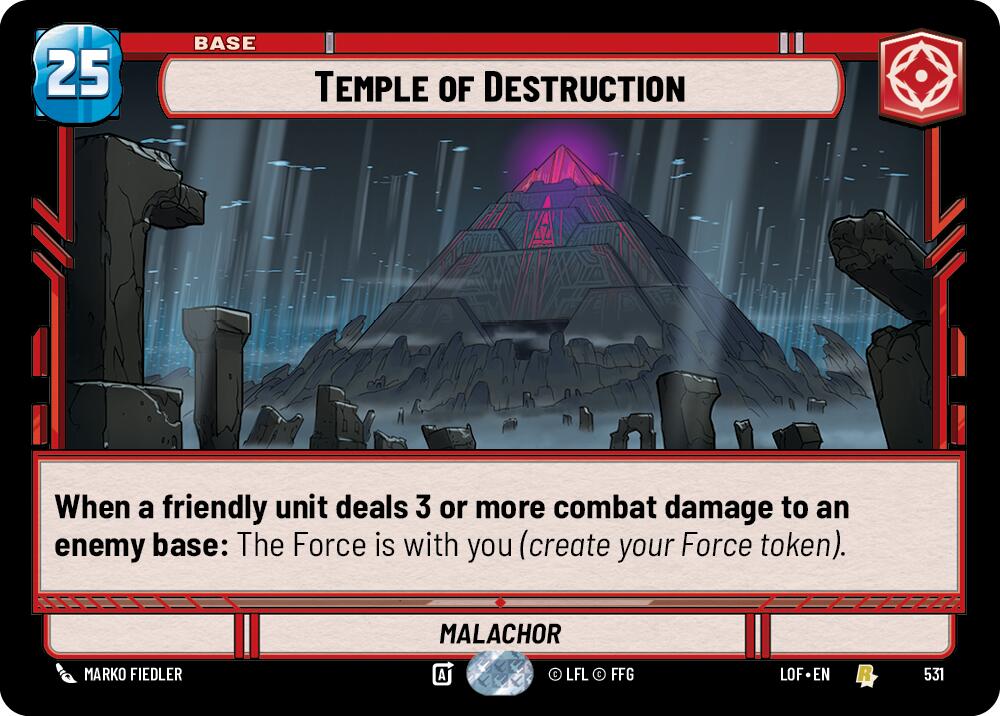 Temple of Destruction (531) (Foil) (531) [Legends of the Force]