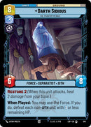 Darth Sidious - The Phantom Menace (541) (Foil) (541) [Legends of the Force]