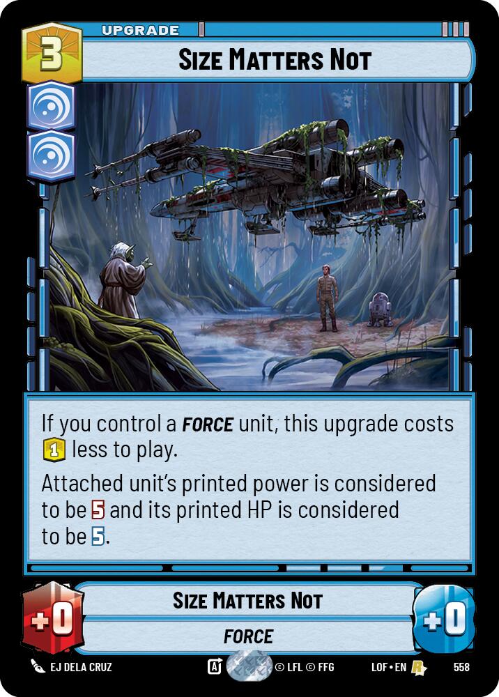 Size Matters Not (558) (Foil) (558) [Legends of the Force]