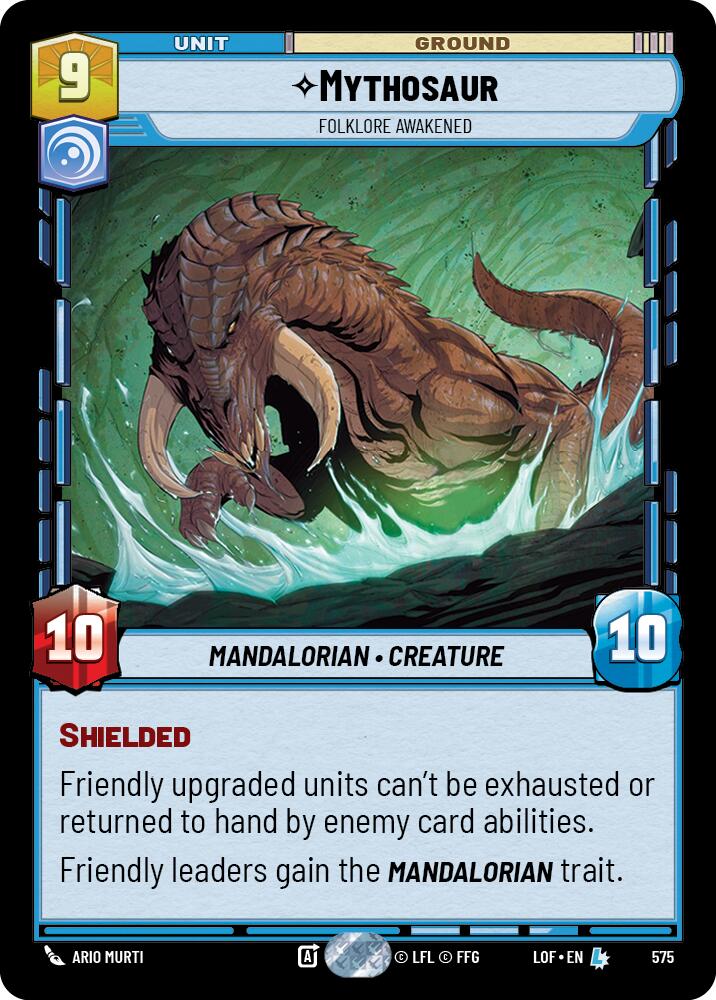 Mythosaur - Folklore Awakened (575) (Foil) (575) [Legends of the Force]